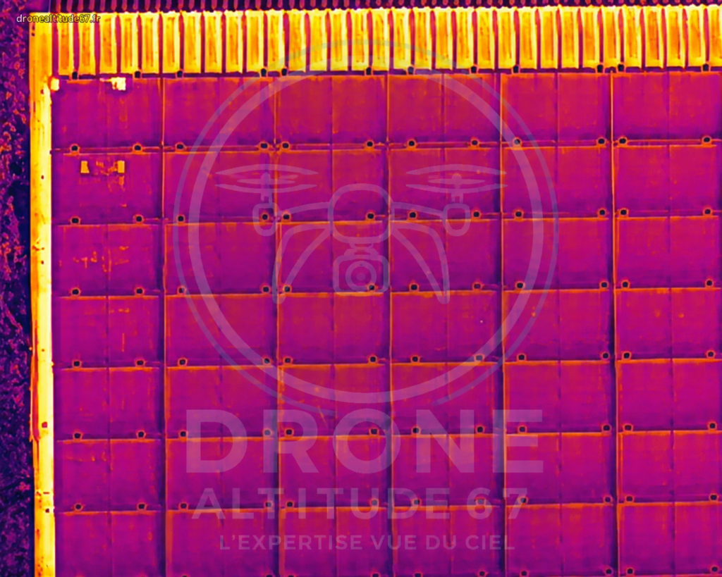 Inspection de panneaux photovoltaïques par drone en Alsace